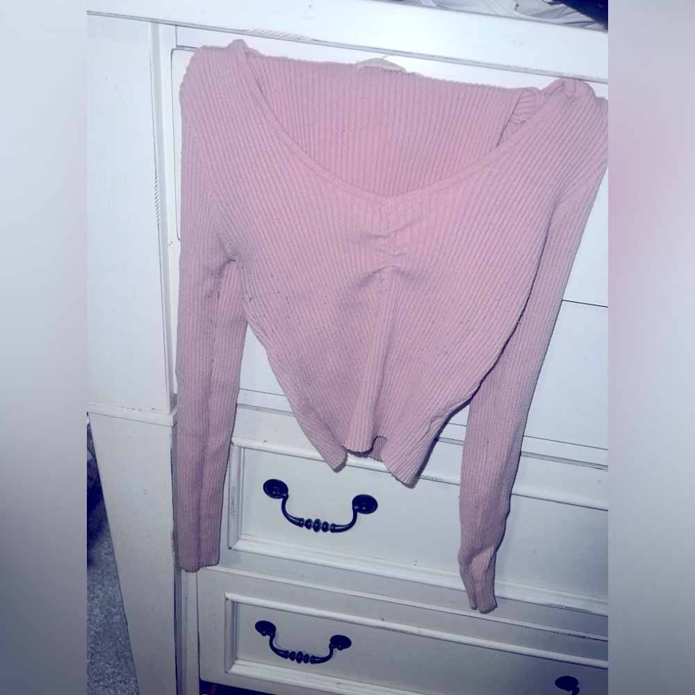 Pink La hearts long sleeve top.